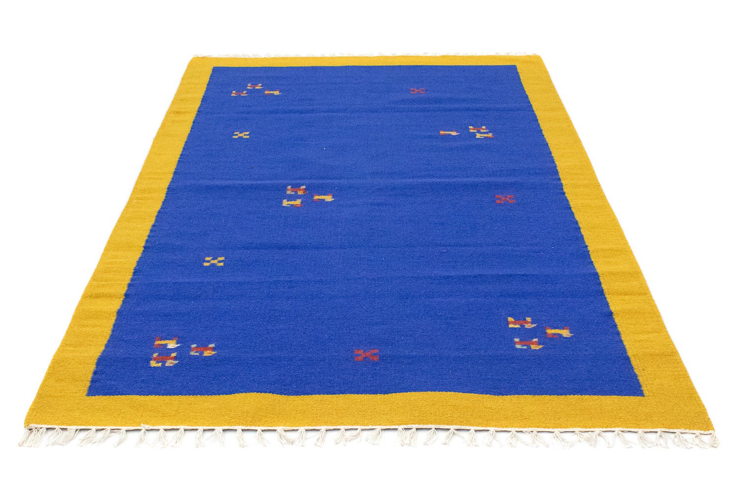 Kelim-tæppe - Trendy - 180 x 120 cm - blå