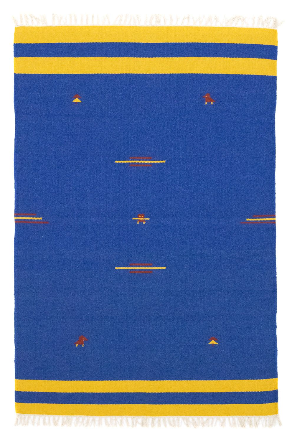 Kelim-tæppe - Trendy - 180 x 120 cm - blå