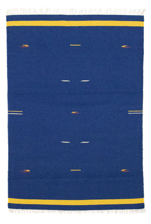 Kelim-tæppe - Trendy - 180 x 120 cm - blå