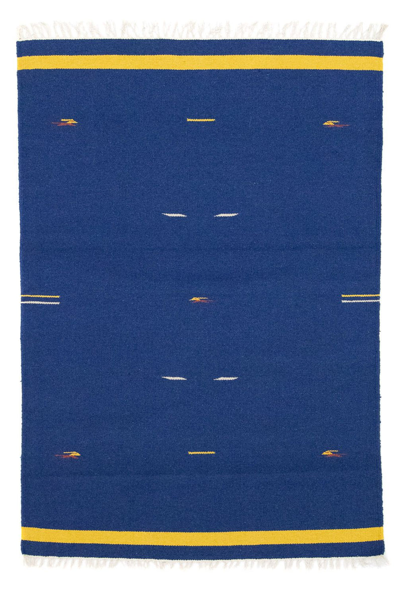 Kelim-tæppe - Trendy - 180 x 120 cm - blå