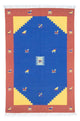 Moderne kilim Tæppe 140x200cm - Uldtæppe