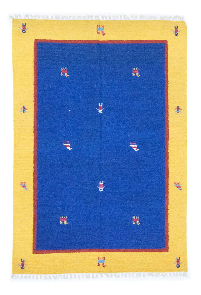 Kelim-tæppe - Trendy - 200 x 140 cm - blå
