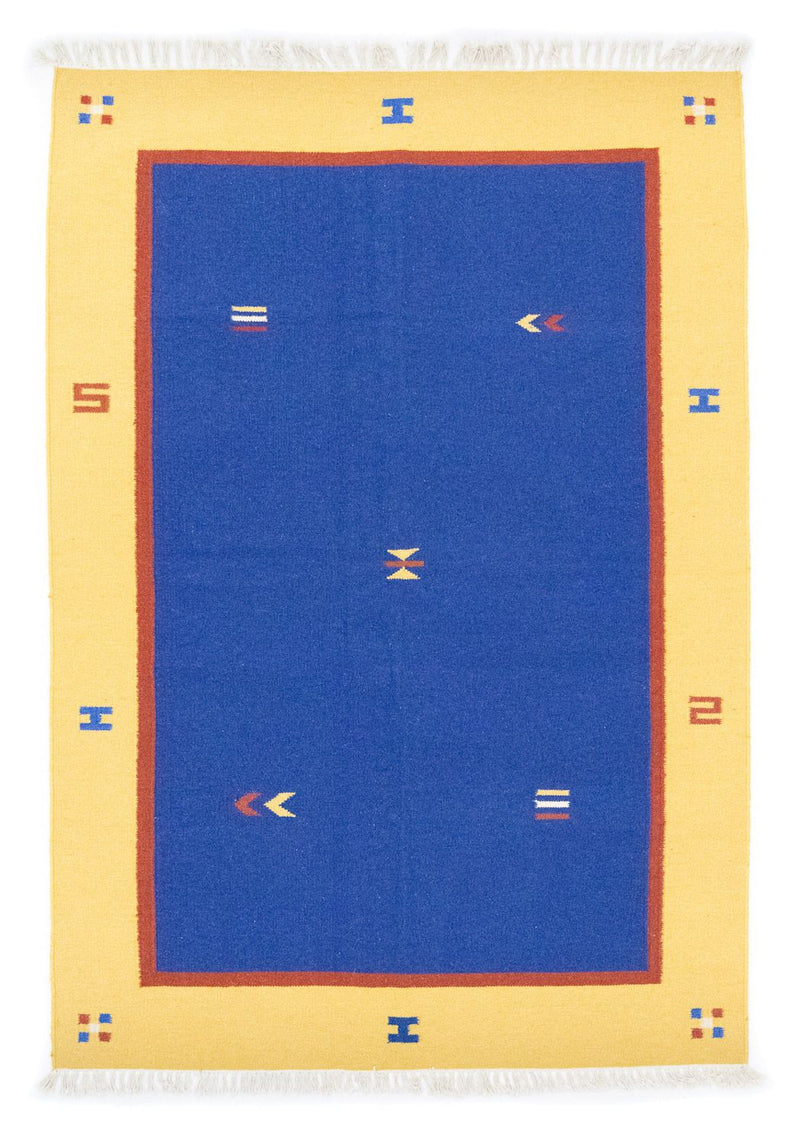 Kelim-tæppe - Trendy - 200 x 140 cm - blå