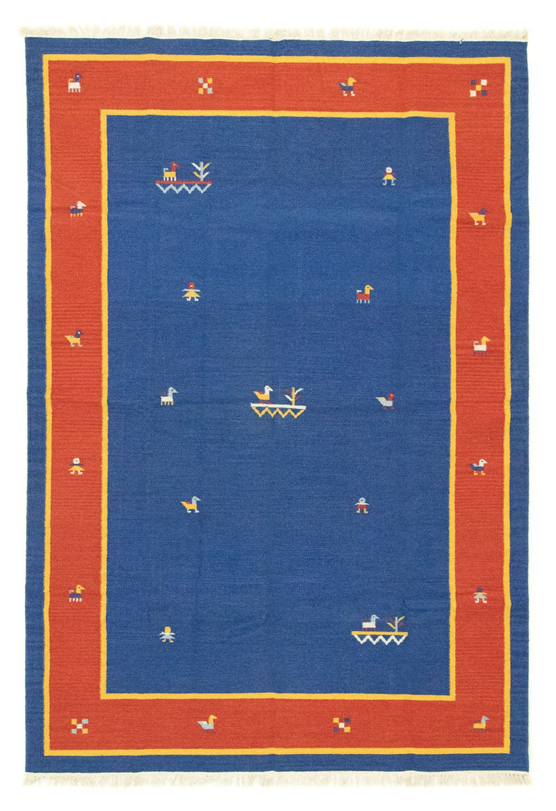 Kelim-tæppe - Trendy - 300 x 200 cm - blå