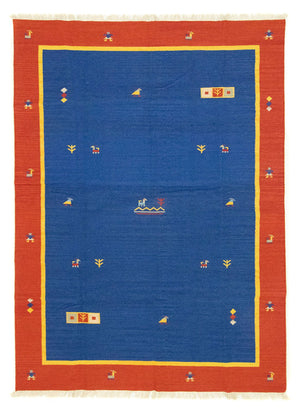 Kelim-tæppe - Trendy - 300 x 200 cm - blå