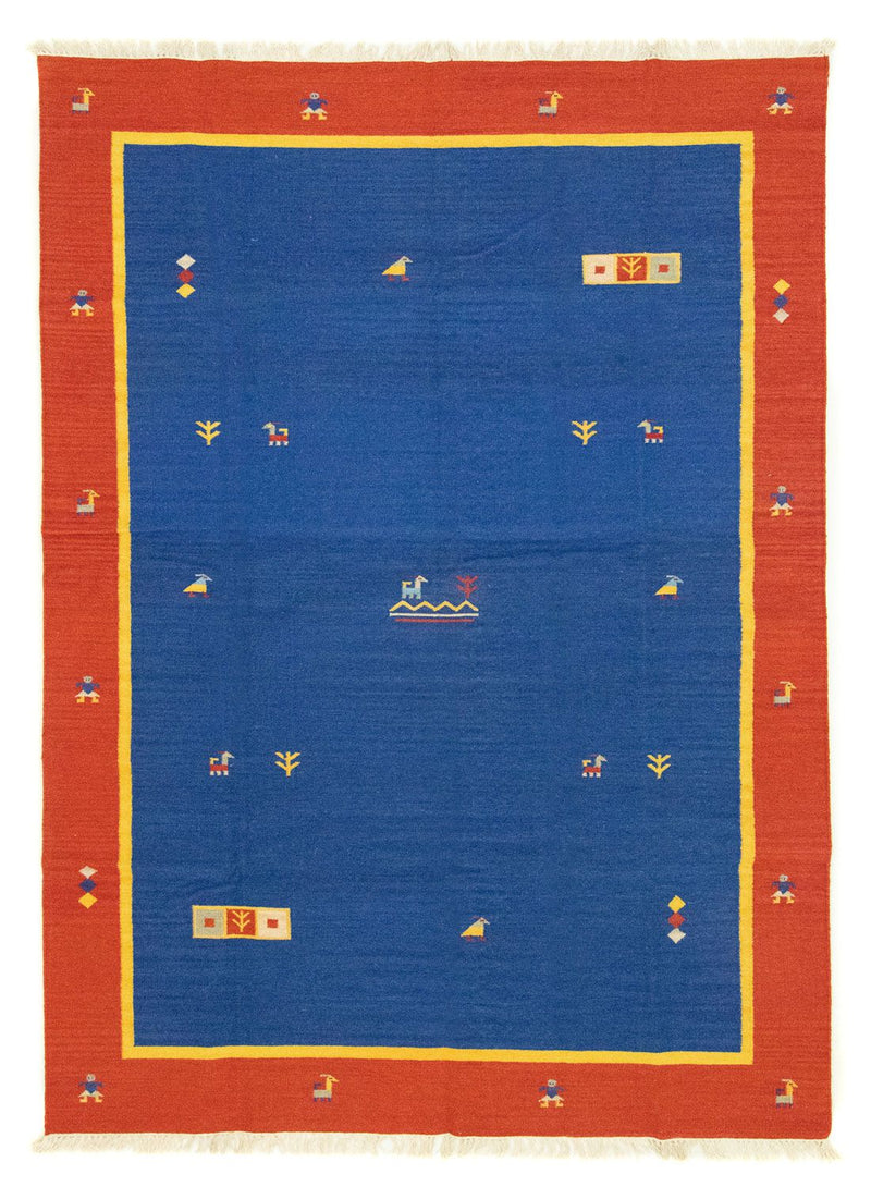 Kelim-tæppe - Trendy - 300 x 200 cm - blå