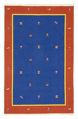 Kelim-tæppe - Trendy - 300 x 200 cm - blå