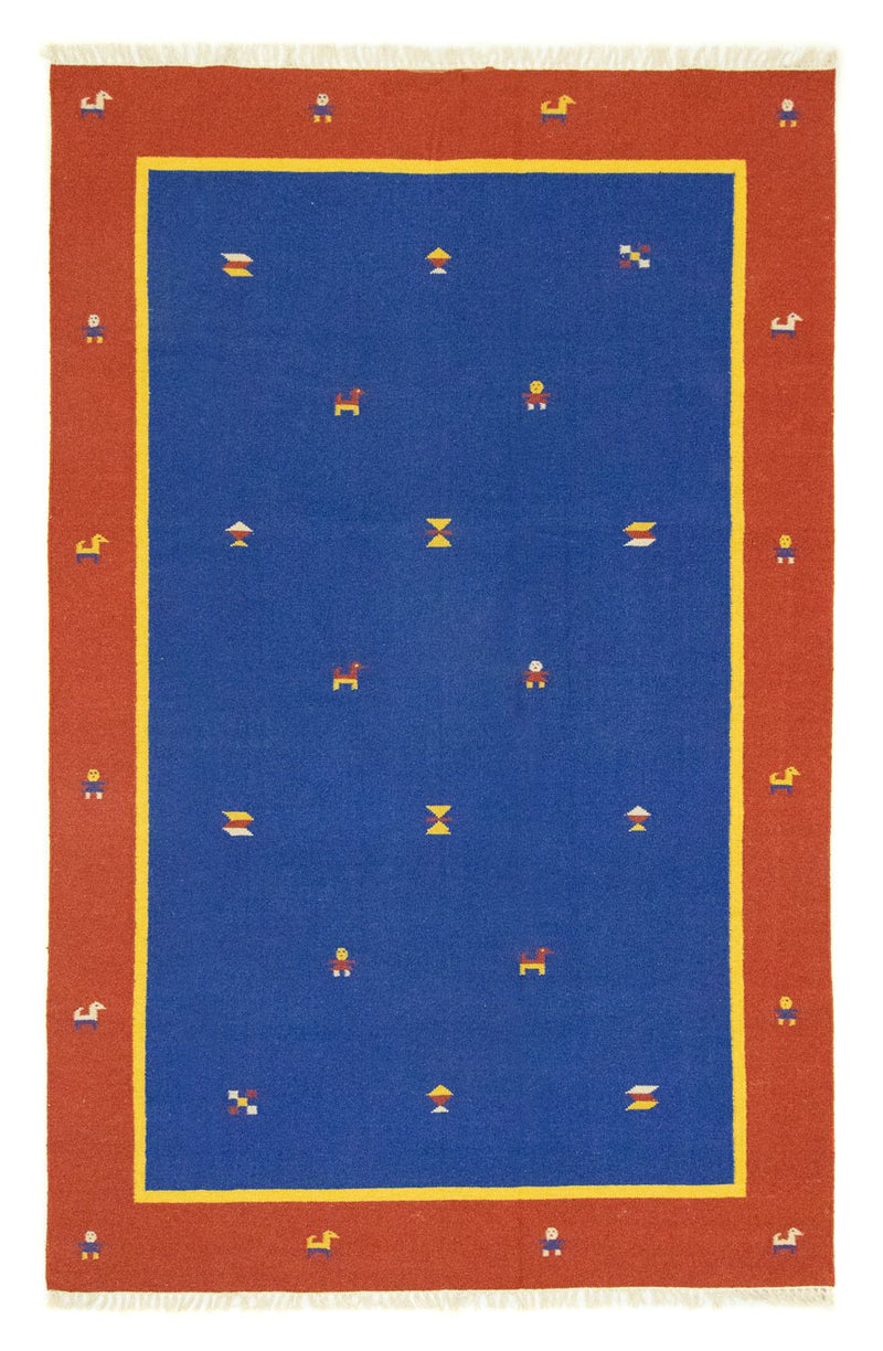 Kelim-tæppe - Trendy - 300 x 200 cm - blå