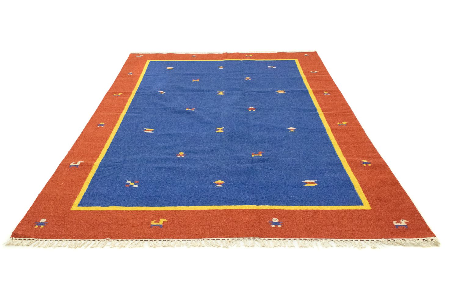 Kelim-tæppe - Trendy - 300 x 200 cm - blå