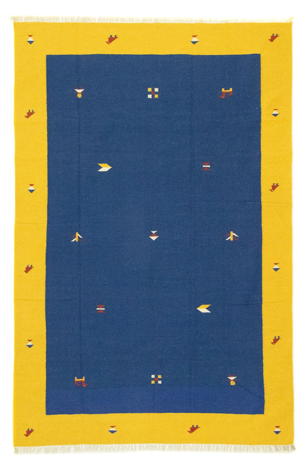Kelim-tæppe - Trendy - 300 x 200 cm - blå