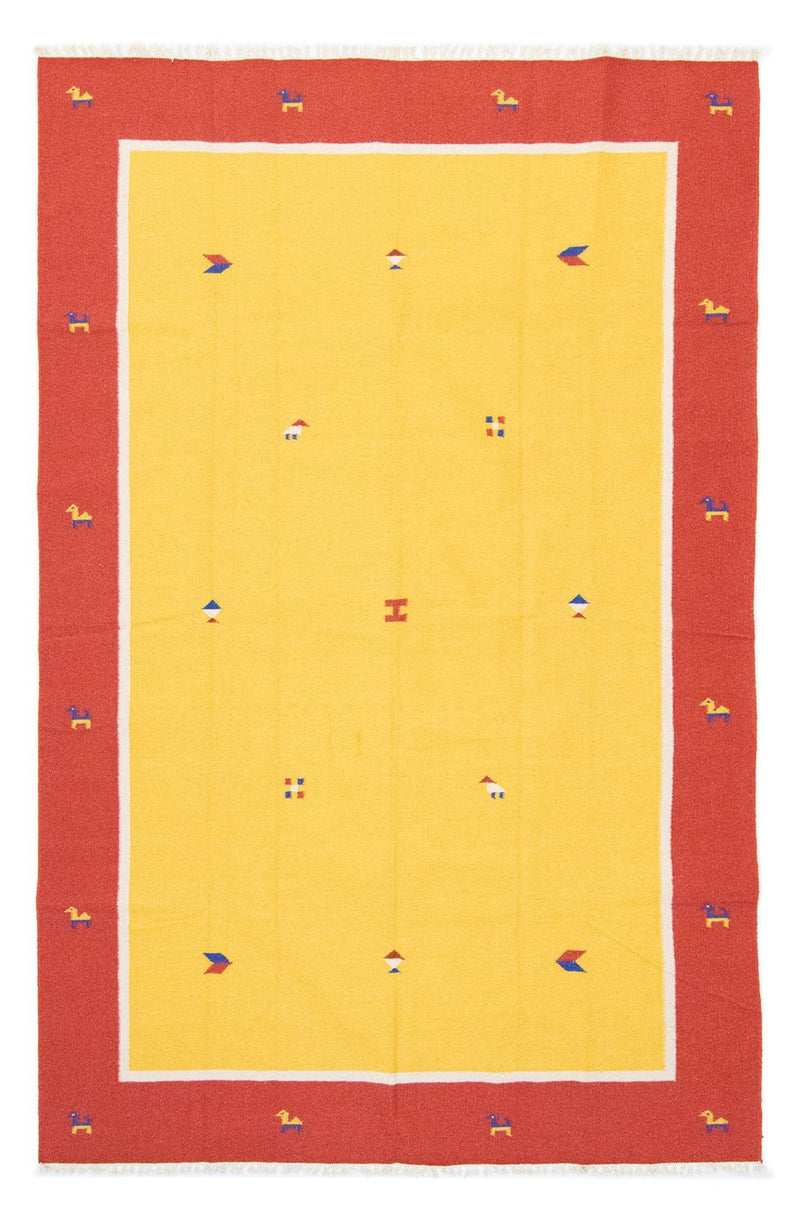 Kelim-tæppe - Trendy - 300 x 200 cm - gul