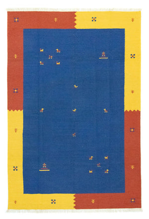 Kelim-tæppe - Trendy - 300 x 200 cm - blå