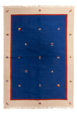 Kelim-tæppe - Trendy - 240 x 170 cm - mørkeblå