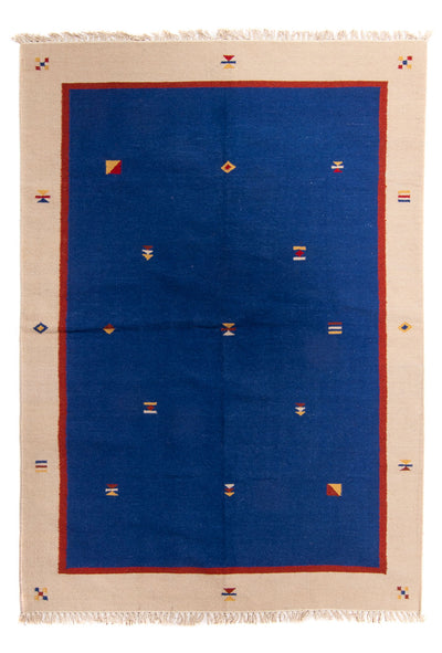 Moderne kilim Tæppe 170x240cm - Uldtæppe