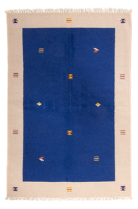 Kelim-tæppe - Trendy - 240 x 170 cm - mørkeblå