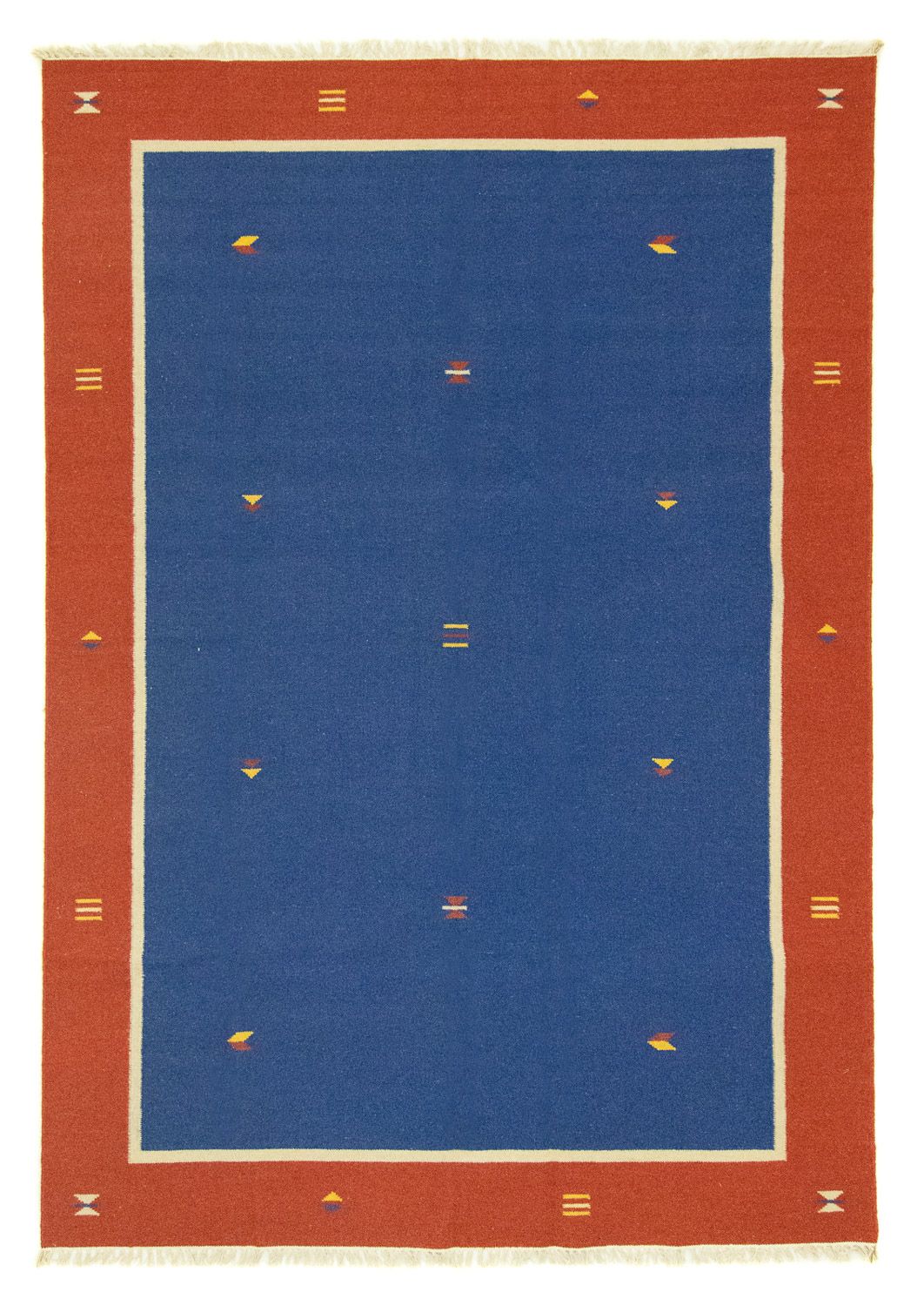 Kelim-tæppe - Trendy - 300 x 200 cm - blå