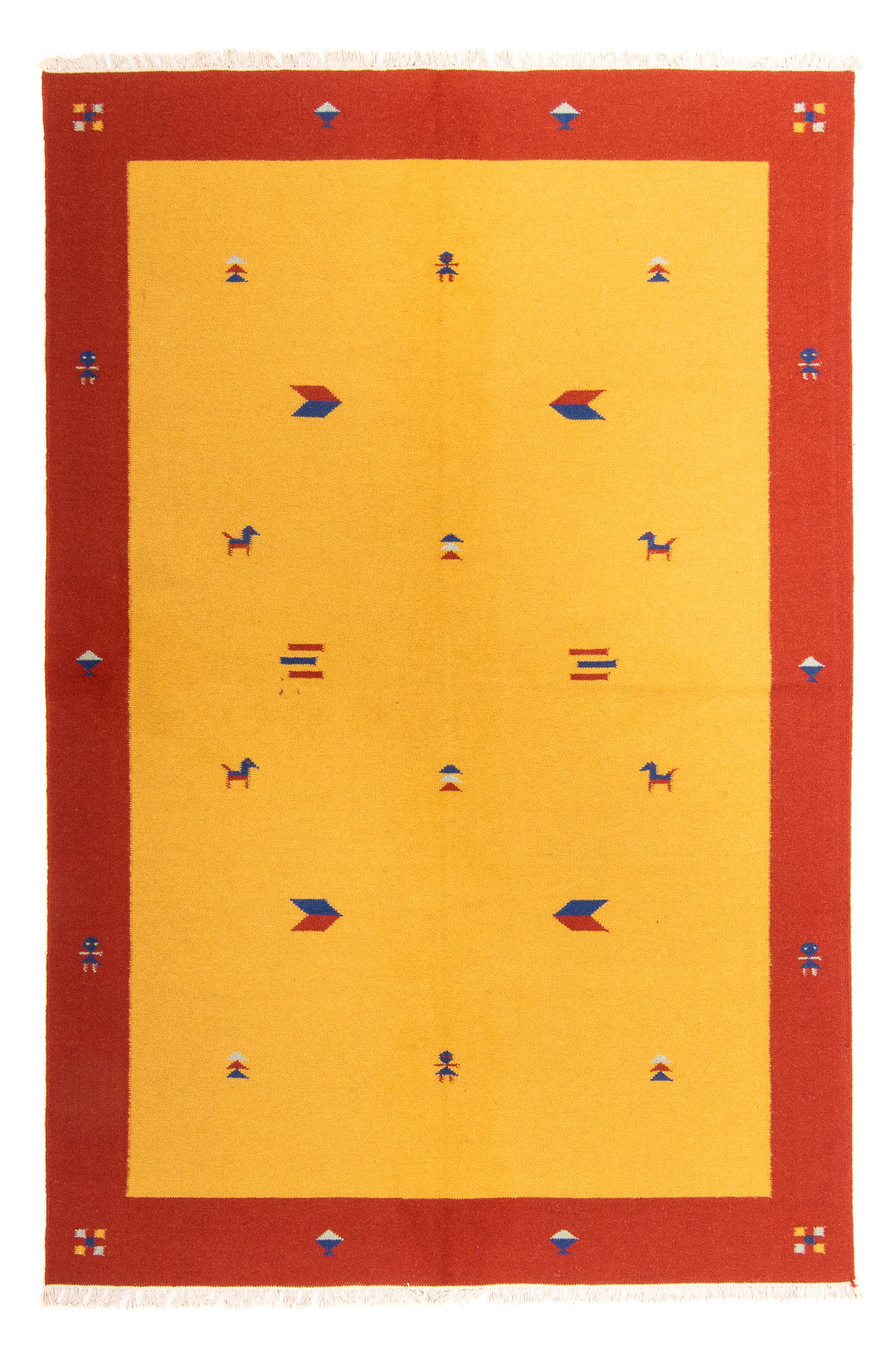 Kelim-tæppe - Trendy - 240 x 170 cm - guld