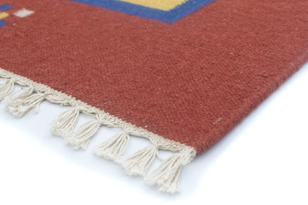 Kelim-tæppe - Trendy - 200 x 140 cm - gul