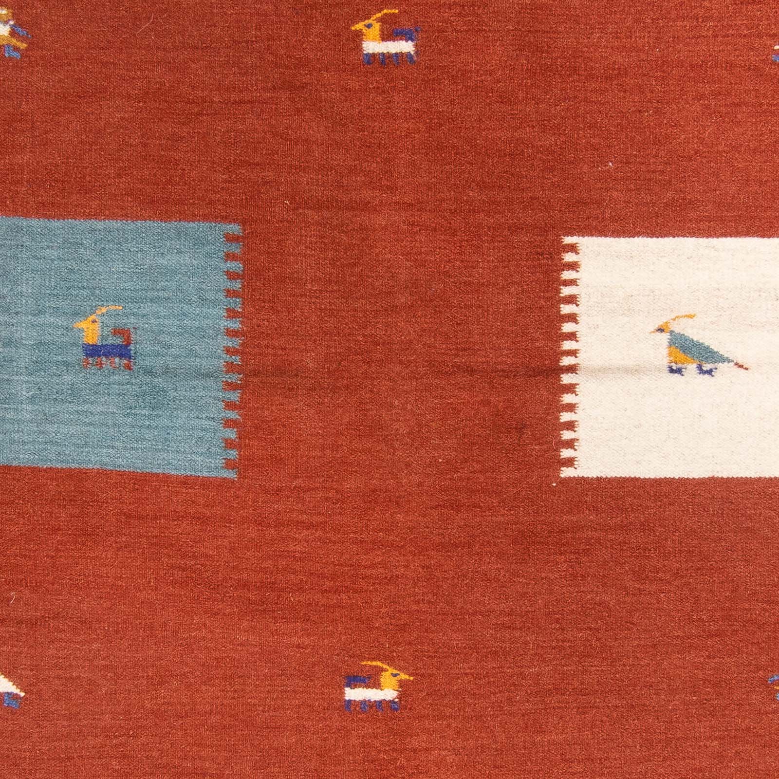 Kelim-tæppe - Trendy - 240 x 170 cm - mørkerød