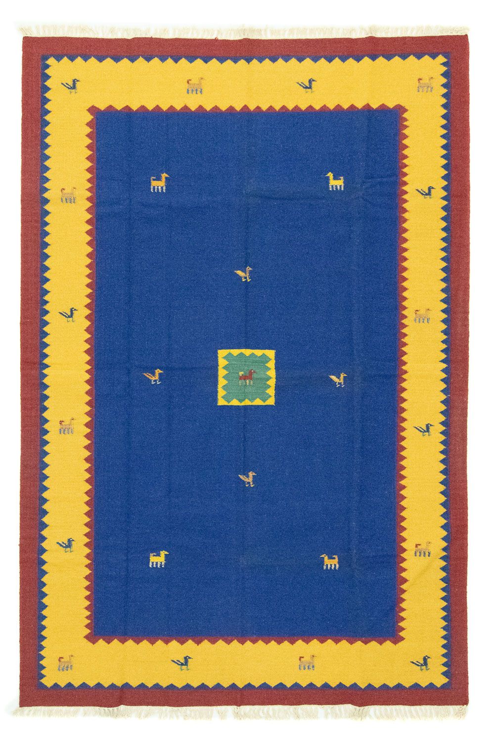 Kelim-tæppe - Trendy - 300 x 200 cm - blå