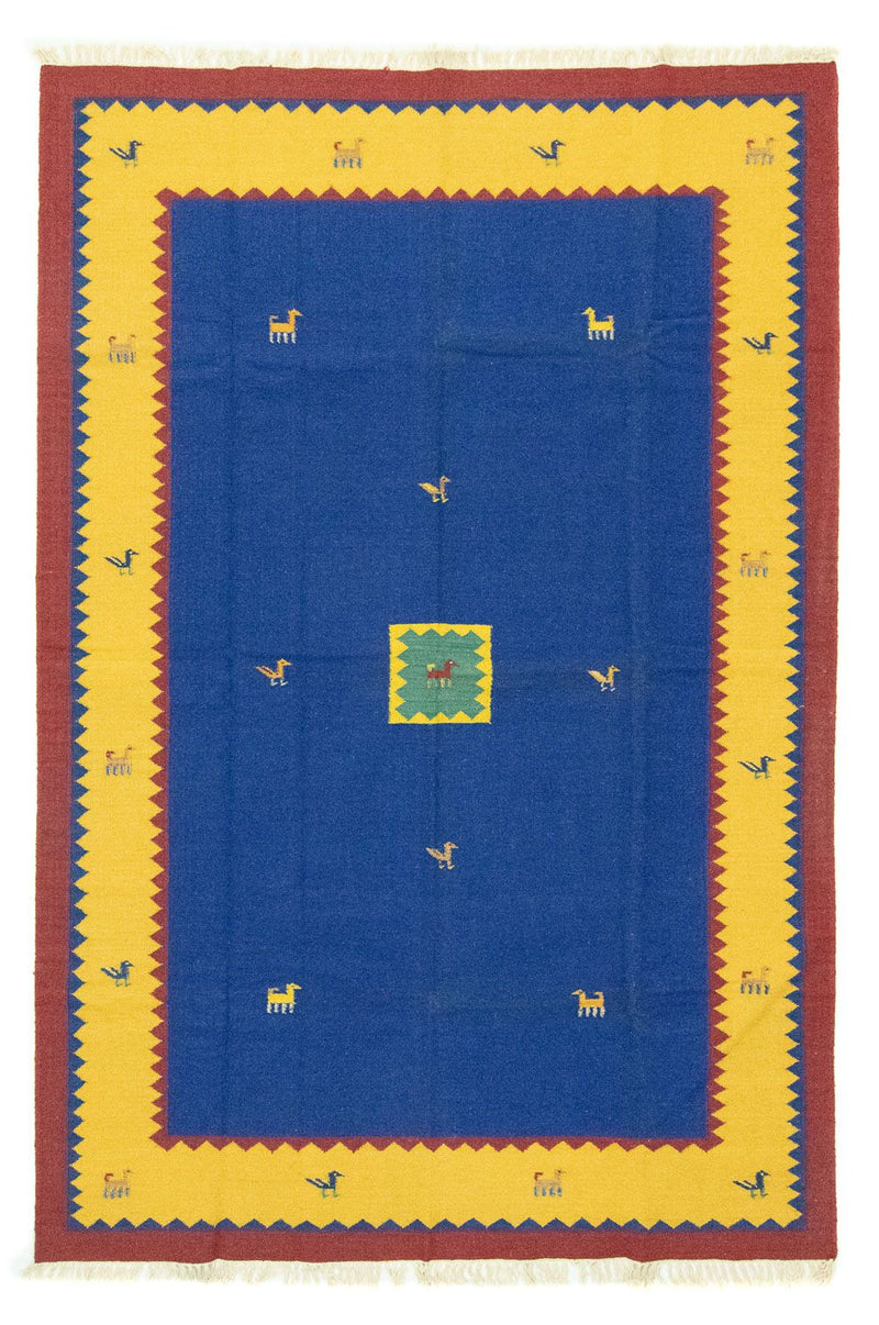 Kelim-tæppe - Trendy - 300 x 200 cm - blå