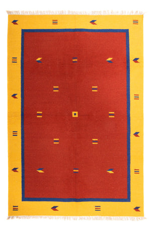 Kelim-tæppe - Trendy - 240 x 170 cm - mørkerød