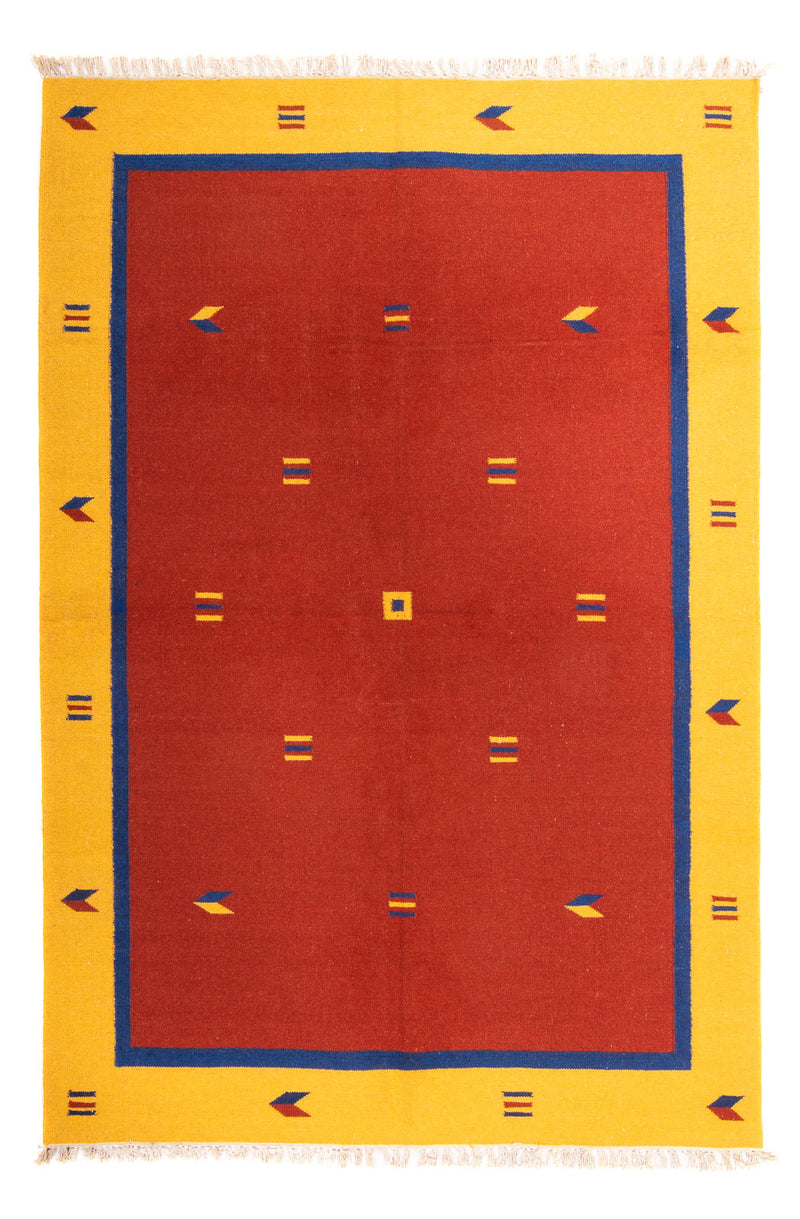 Kelim-tæppe - Trendy - 240 x 170 cm - mørkerød