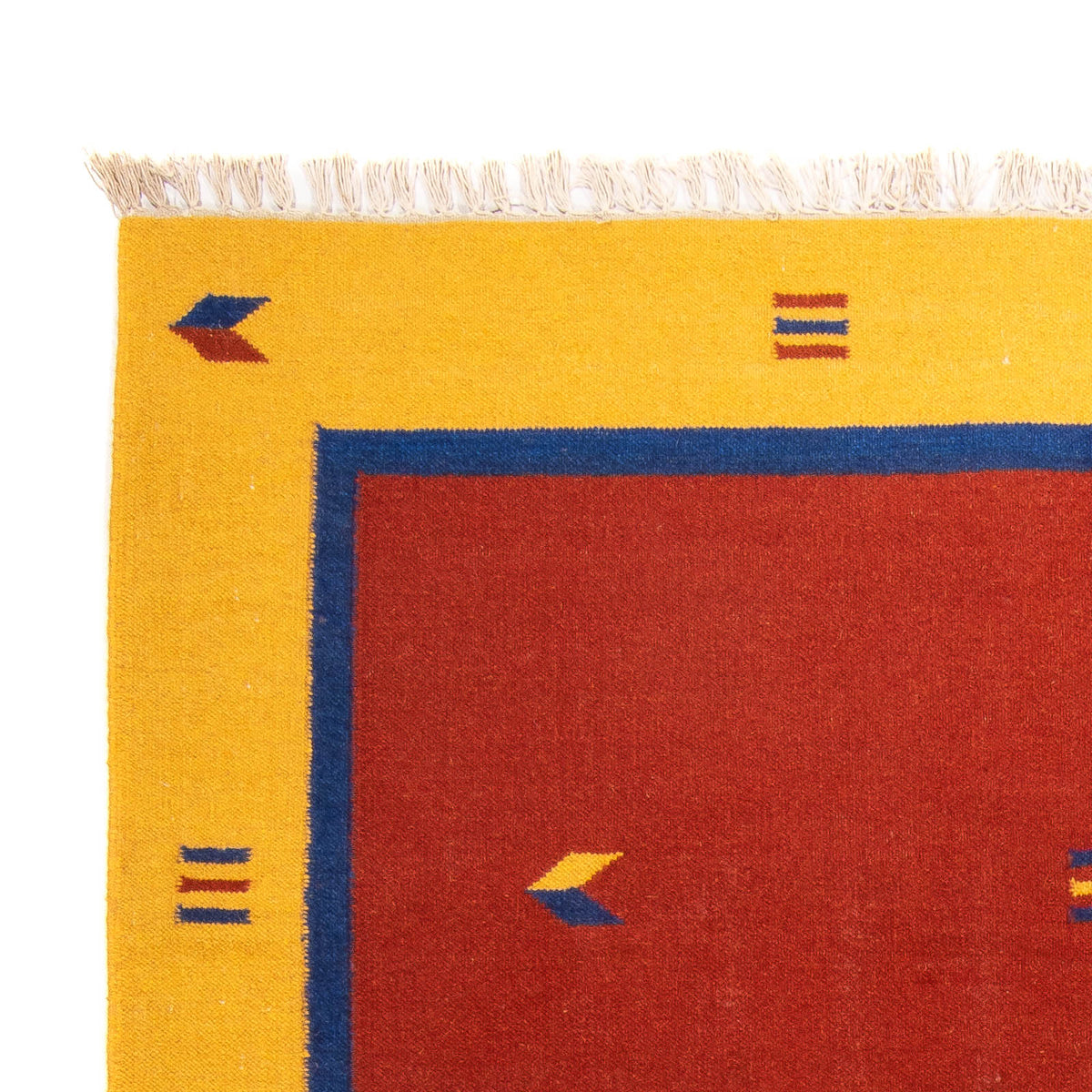 Kelim-tæppe - Trendy - 240 x 170 cm - mørkerød