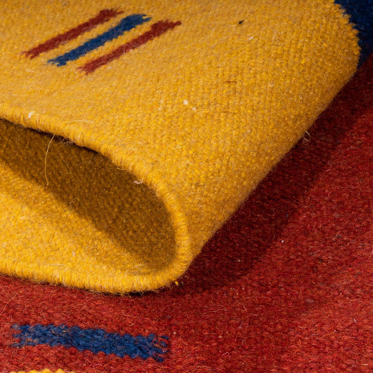 Kelim-tæppe - Trendy - 240 x 170 cm - mørkerød