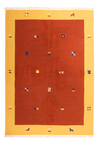 Kelim-tæppe - Trendy - 240 x 170 cm - mørkerød