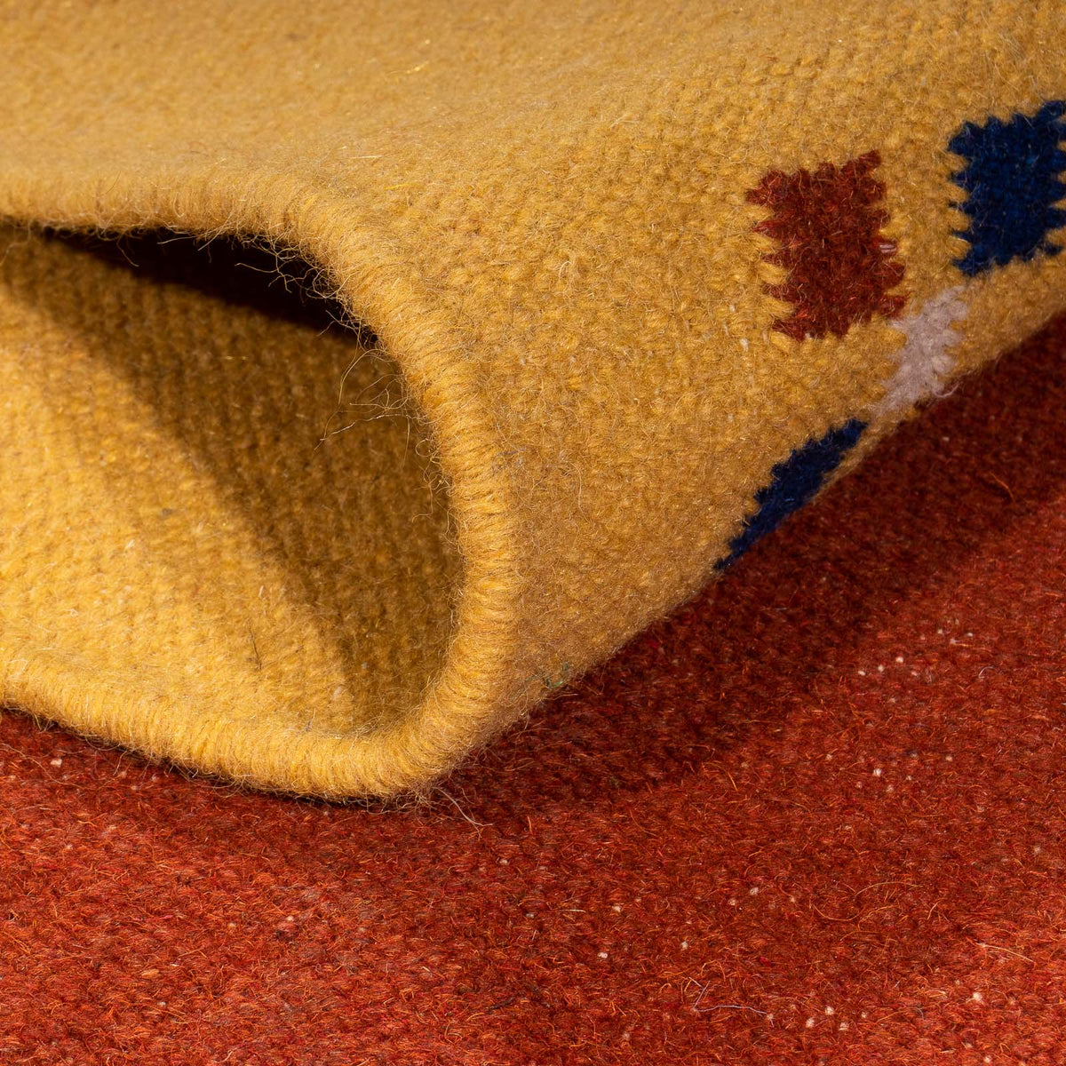 Kelim-tæppe - Trendy - 240 x 170 cm - mørkerød