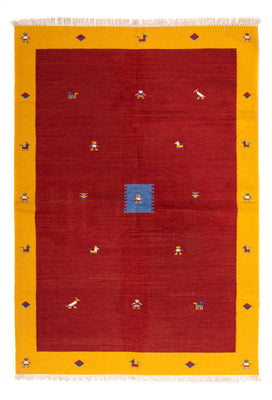 Kelim-tæppe - Trendy - 240 x 170 cm - mørkerød