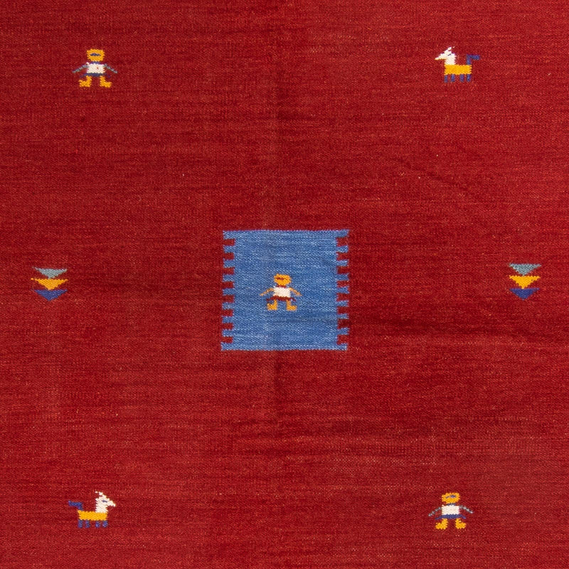 Kelim-tæppe - Trendy - 240 x 170 cm - mørkerød