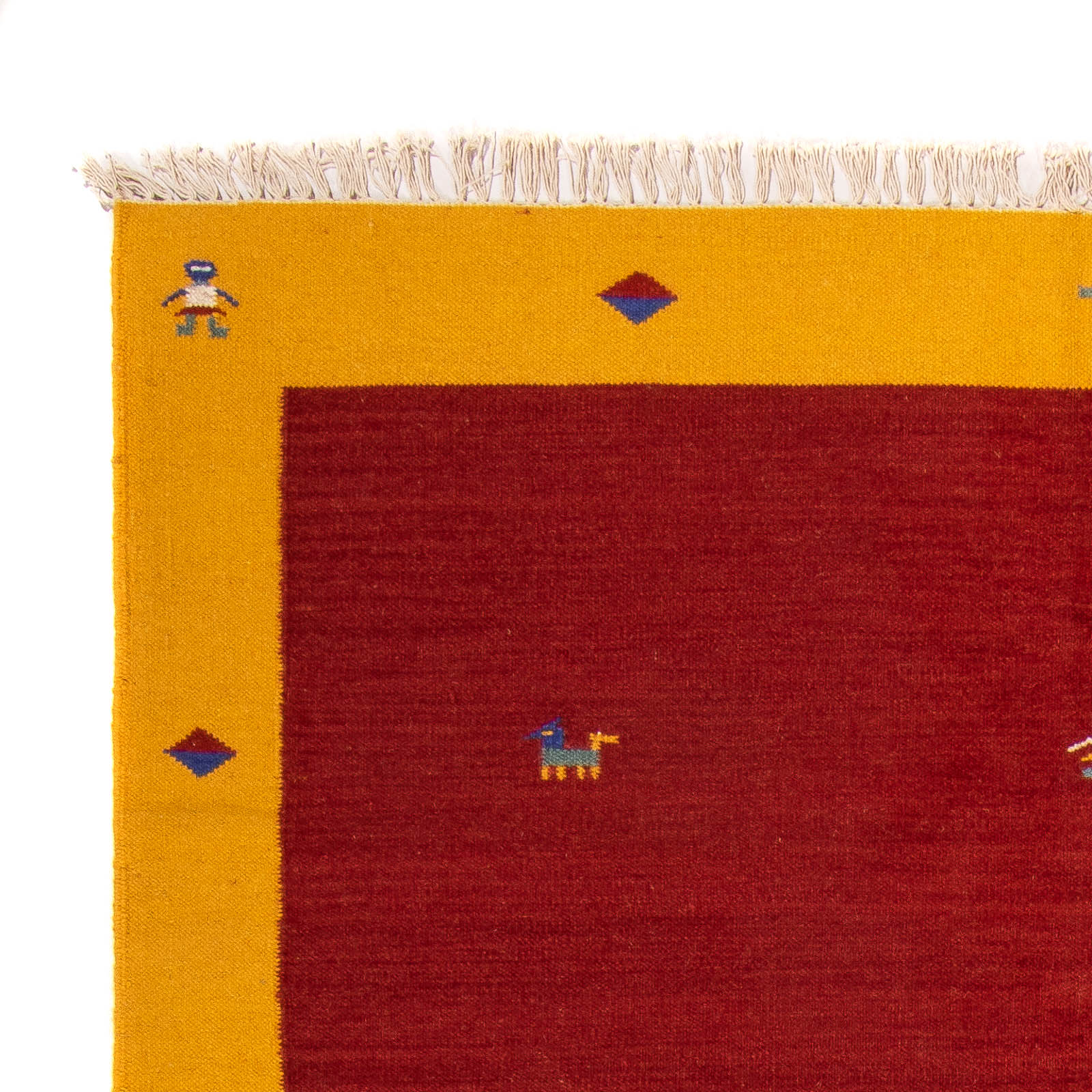 Kelim-tæppe - Trendy - 240 x 170 cm - mørkerød