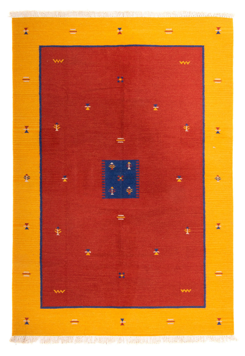 Kelim-tæppe - Trendy - 240 x 170 cm - mørkerød