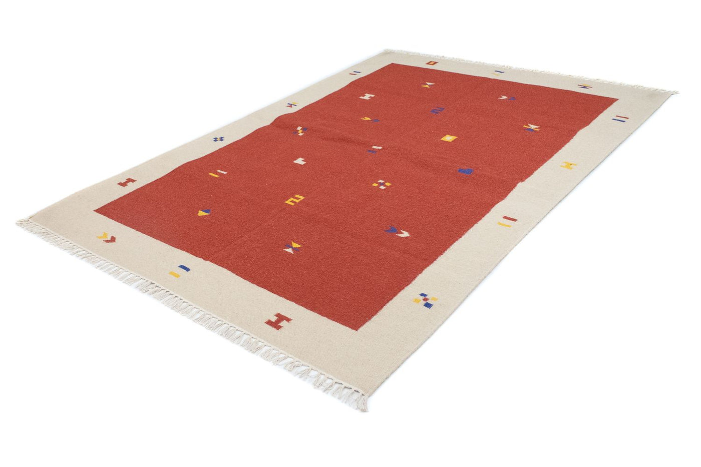 Moderne kilim Tæppe 240x170cm - Uldtæppe
