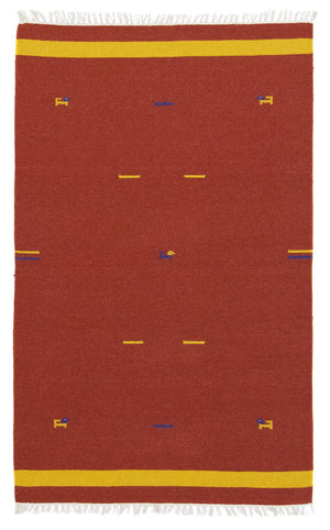 Kelim-tæppe - Trendy - 180 x 120 cm - rust