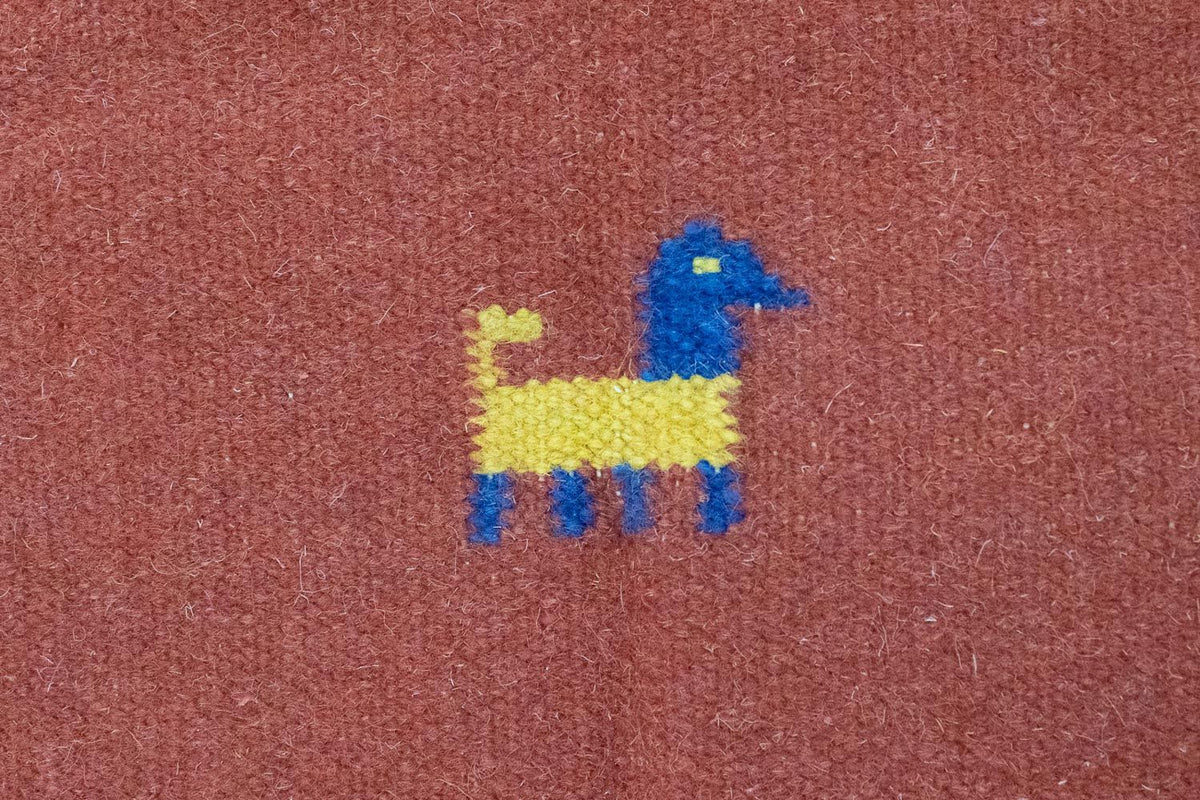 Kelim-tæppe - Trendy - 200 x 140 cm - rød