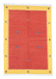 Moderne kilim Tæppe 200x140cm - Uldtæppe