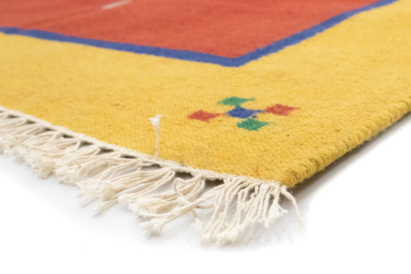 Moderne kilim Tæppe 200x140cm - Uldtæppe