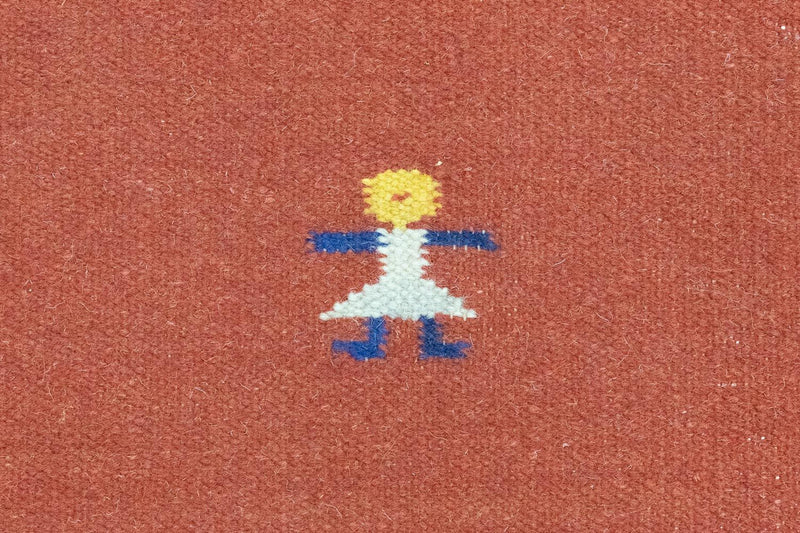 Kelim-tæppe - Trendy - 200 x 140 cm - orange