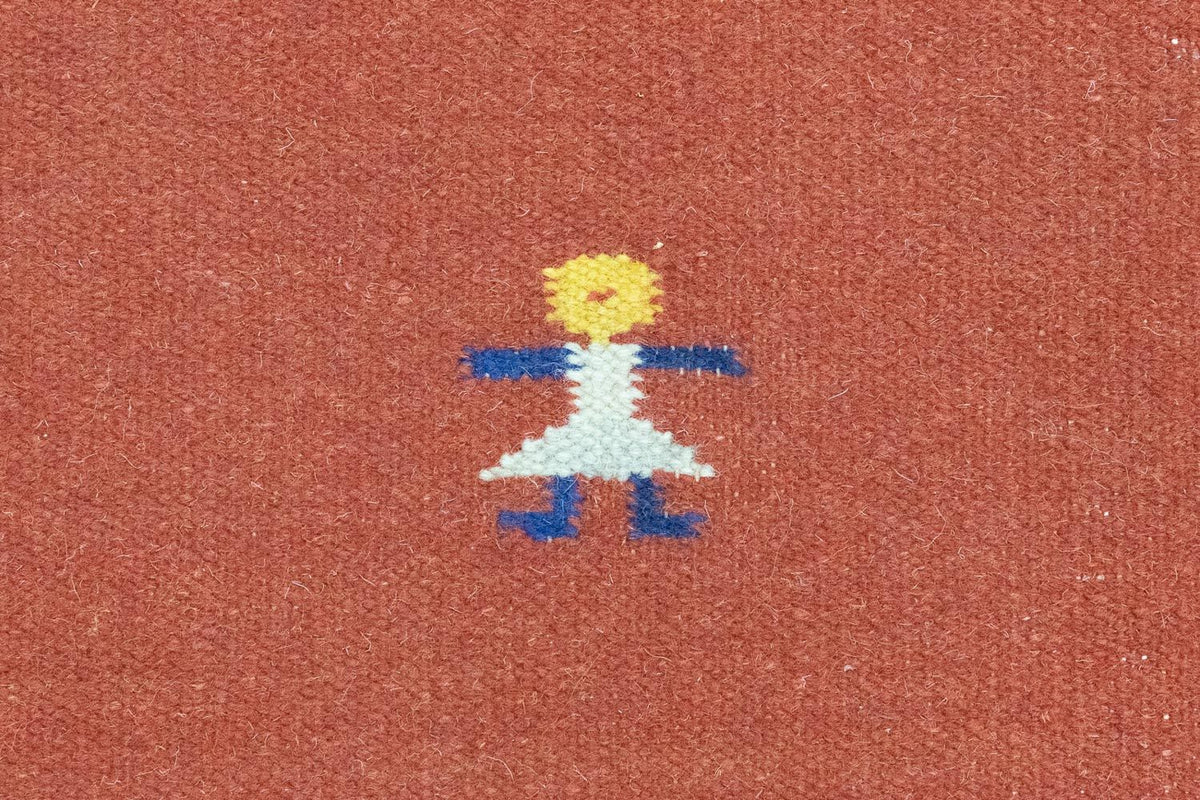 Kelim-tæppe - Trendy - 200 x 140 cm - orange