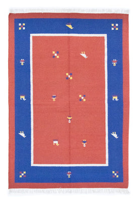 Kelim-tæppe - Trendy - 200 x 140 cm - orange