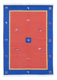 Kelim-tæppe - Trendy - 200 x 140 cm - orange