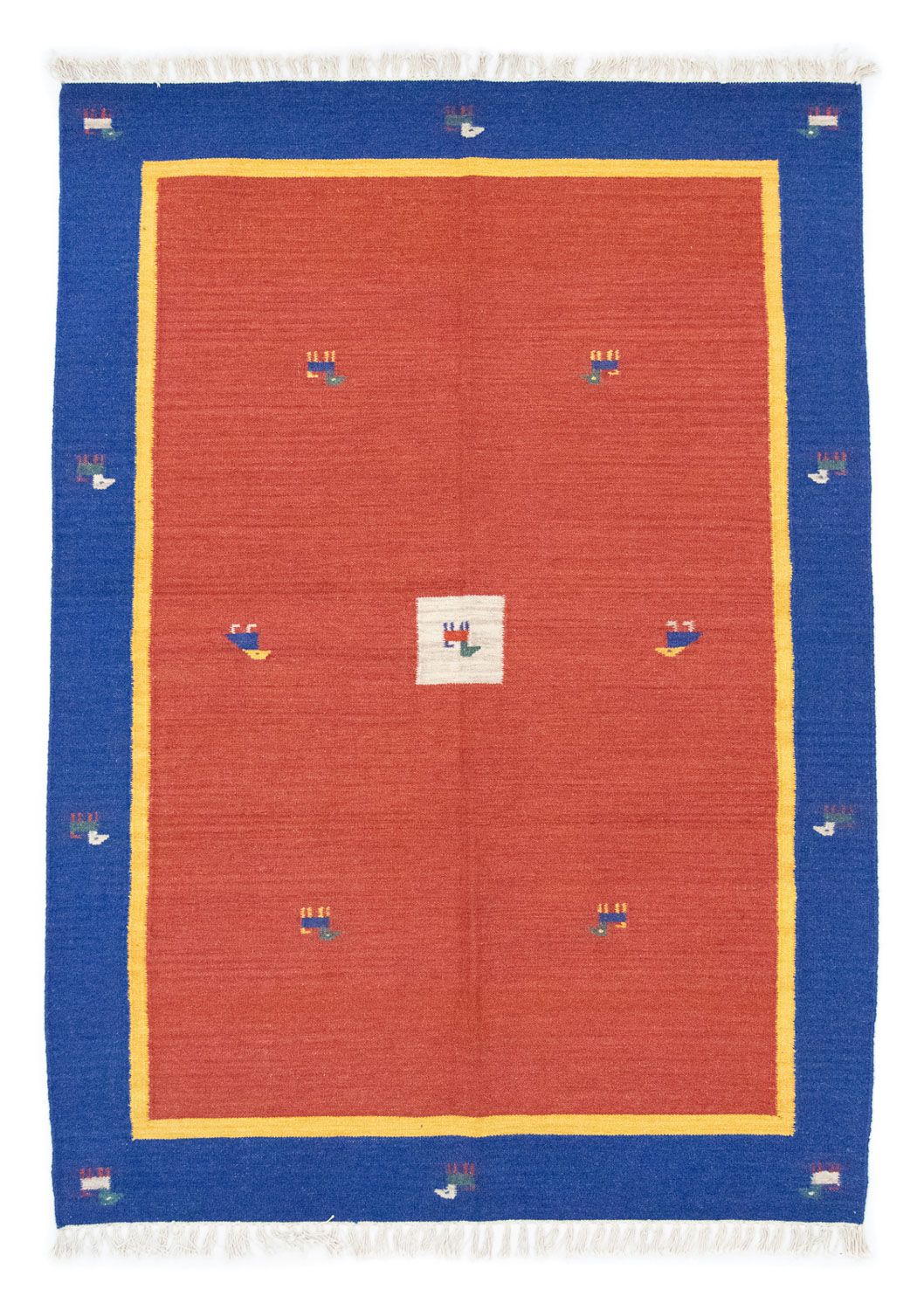 Kelim-tæppe - Trendy - 200 x 140 cm - orange