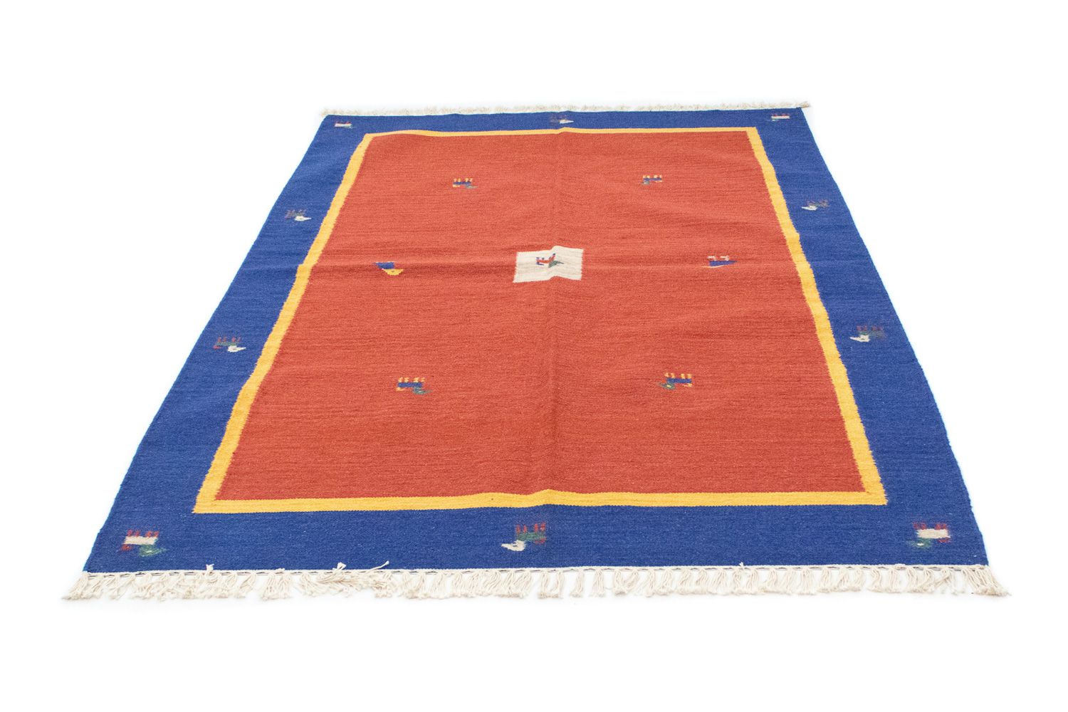 Kelim-tæppe - Trendy - 200 x 140 cm - orange