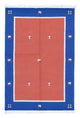 Moderne kilim Tæppe 200x140cm - Uldtæppe