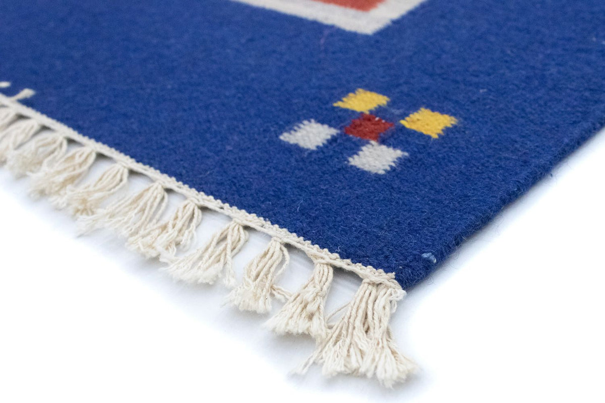 Kelim-tæppe - Trendy - 200 x 140 cm - rød