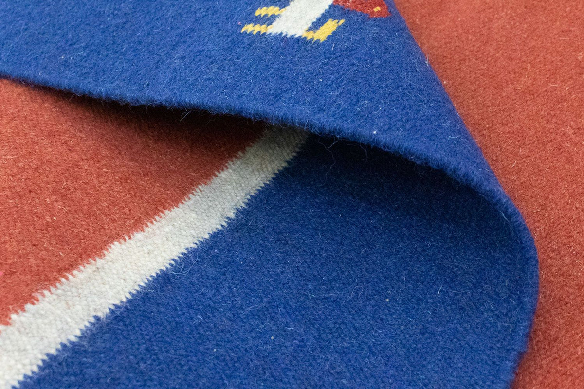 Kelim-tæppe - Trendy - 200 x 140 cm - rød