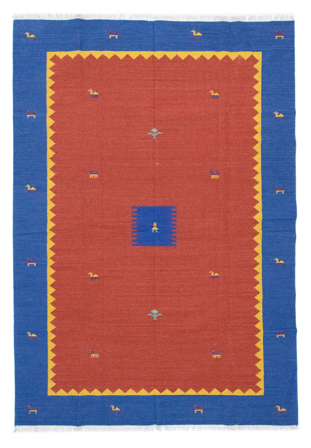 Kelim-tæppe - Trendy - 300 x 200 cm - orange